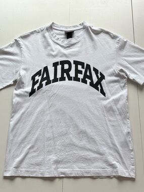 Fairfax Logo Tee - White/Black Short Sleeve